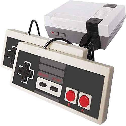 Classic Retro Game Console, Plug and Play 8-bit Video Game Entertainment System Built-in 620 Games with 2 Classic Controllers