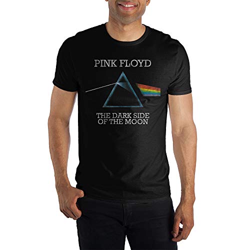 Pink Floyd Album Cover Art Mens Black Graphic Tee-S