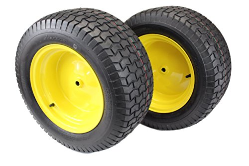 (Set of 2) 22X9.50-12 Tire & Wheel Assembly - Compatible with John Deere Part # GY20663